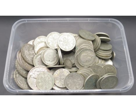 Collection of Post-1920/Pre-1947 GB silver content coins (gross 47.9ozt)