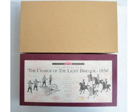 W Britain's 5197 limited edition 'Charge Of The Light Brigade-1854' 1/32 scale painted metal figure set (1076/2500, please no