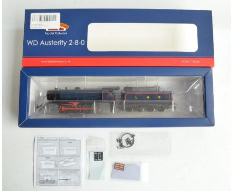 Bachmann OO gauge 32-250A WD Austerity Class 79250 'Major General McMullen' in LMR blue livery, model in at least excellent l