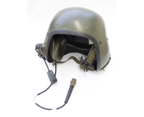 Vintage Amplivox British military vehicle crewman helmet in excellent condition complete with original carrying bag. Serial n