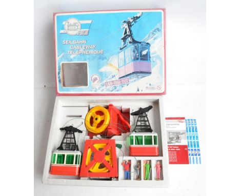 Boxed LGB Rigi-Duo large scale hand powered (non-motorised version) cable car model set with instructions, appears complete a