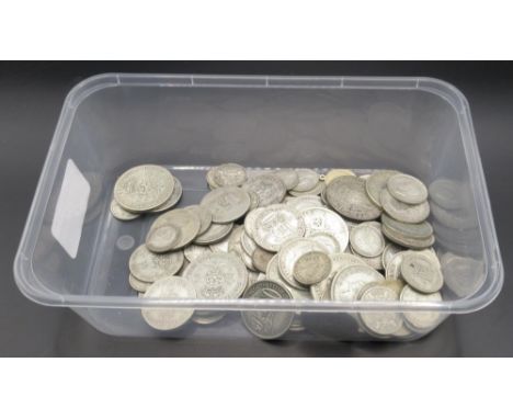 Collection of Pre-1947/Post-1920 GB silver content coins (gross 12.6ozt)
