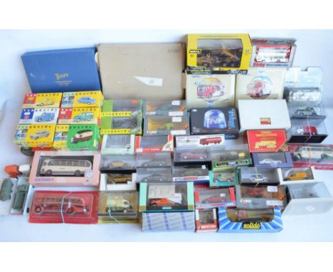 Collection of diecast model vehicles, various manufacturers and scales to include Lledo Vanguards (some damage to wing mirror