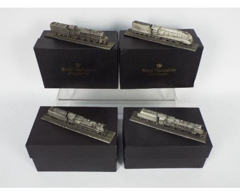 Four Royal Hampshire Art Foundry models of locomotives, all contained in original boxes. [4]