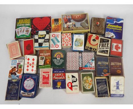 Playing Cards. A box of playing card sets 1970s onwards (1 Box) Good

