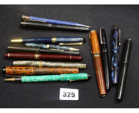 A Quantity Of Mixed Vintage Fountain Pens &amp; Pens (13)