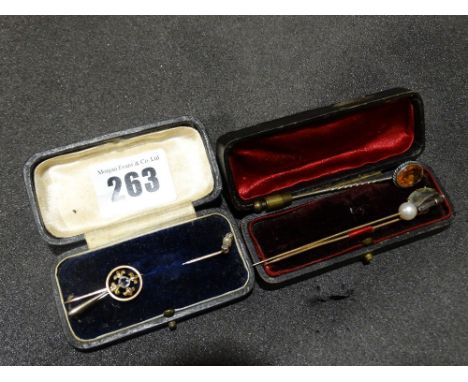 Five Gold &amp; Silver Stick Pins