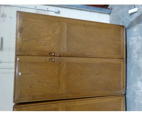 An Ercol Windsor Two Door Double Wardrobe, 48" Across, 72" High