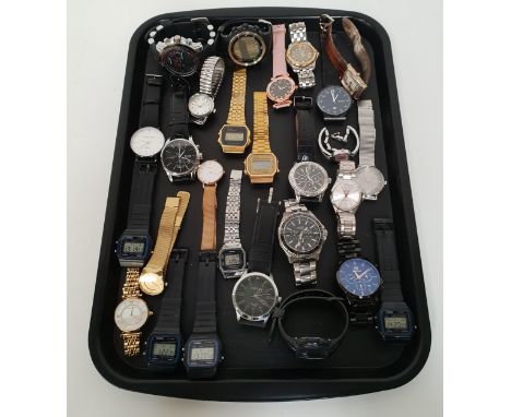 SELECTION OF LADIES AND GENTLEMEN'S WRISTWATCHESincluding Casio, Skagen, Daniel Philip, Hugo Boss, Citizen, Guess, Accurist, 