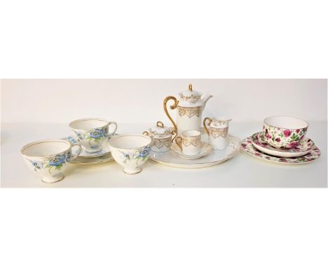 MIXED LOT OF CERAMICSincluding a Maxwell & Williams Rose Bud tea set, comprising four tea cups and saucers, four sandwich pla