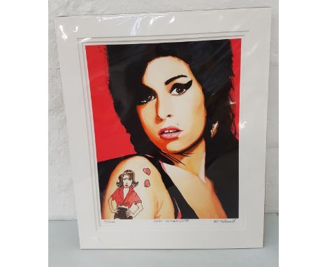 ED O'FARRELLAmy Winehouse, limited edition print 9/200, signed, 37cm x 29cm 