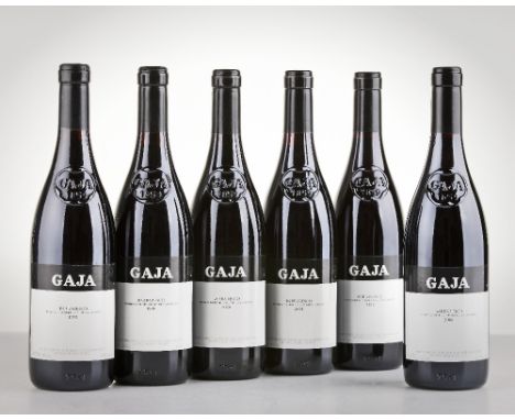 Barbaresco, Gaja Langhe 1998 (1 bt) Cassa originale in legno. Original wooden case. 1999 (1 bt) Cassa originale in legno. Ori