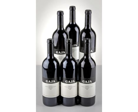 Sperss 1988, Gaja Langhe SF 95/100 Cassa originale in legno. Collezione privata di un noto imprenditore piemontese. Original 