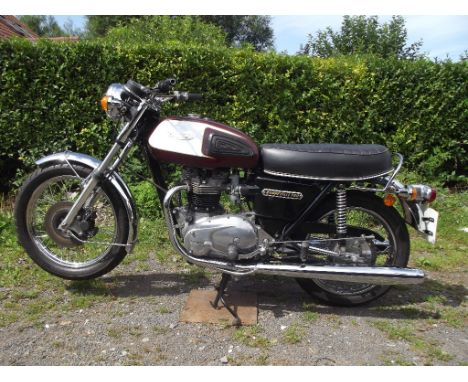 A 1975 Triumph Bonneville 750 T140V, registration number KND 375N, frame number T140VPP71174, engine number T140V EK61544, re