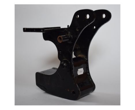 Assorted Vincent HRD Meteor (Series A) spares, including a front engine frame mount, a chain guard, a brake pedal, a side sta