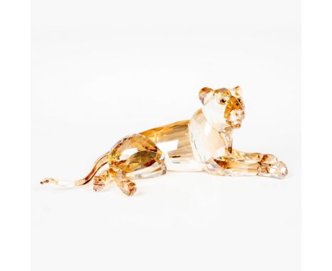 Lead crystal annual edition figure made to be displayed with Lion Akili. Swarovski etched backstamp. This item has its origin