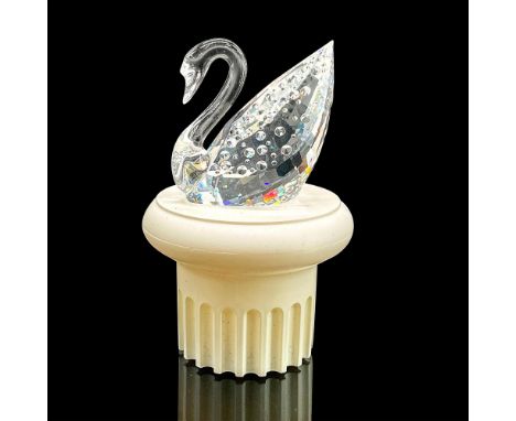 Beautiful crystal swan to commemorate the 100th anniversary of the Swarovski brand. Swarovski etched backstamp. Includes orig