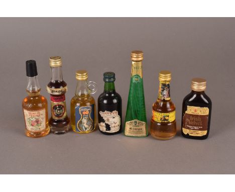 A large collection of world spirits and liqueurs, including many examples of vodka, gin, sherry, and other liqueurs, some uno