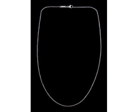 Chopard 18ct white gold link necklace chain, hallmarkedCondition Report:Approx 4.55gm, chain length = 42.5cm