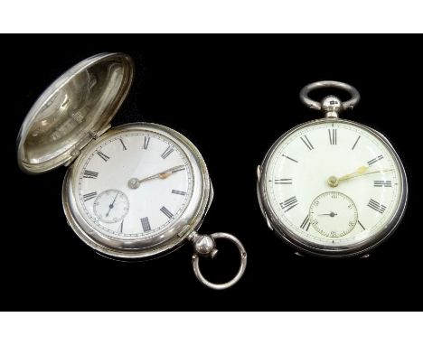 Victorian silver open face wound lever pocket watch by Adam Burdess, Coventry, No. 15072, case by Arthur Walker, London 1881a