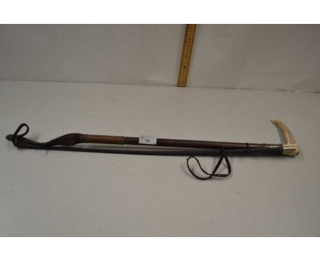 Two vintage riding crops