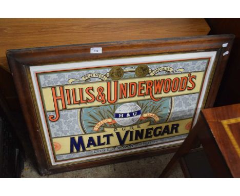 Coloured print - Hills and Underwoods Pure Malt Vinegar