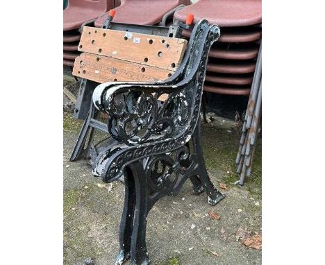 Pair of metal Bench Ends