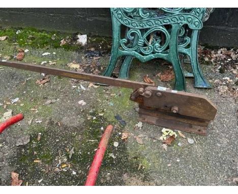 Vintage metal Guillotine