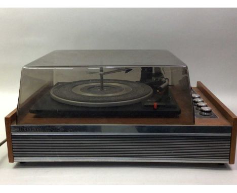 GERRARD TURNTABLE DECCA SOUND 613 along with a pair of Decca speakersThe above item has not been tested, photo added of cartr