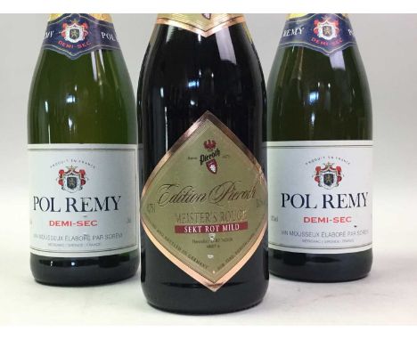 SIX BOTTLES OF SPARKLING WINE INCLUDING LOUIS BOUILLOT BLANC DE NOIRS Various ABVs / Each 75clQty: 6