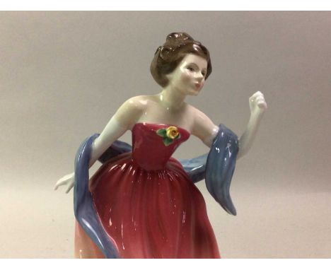 ROYAL DOULTON FIGURE OF ELAINE AND OTHER FIGURES Elaine HN 2791, along with a Royal Doulton figure of Amy's Sister, HN 3445 a