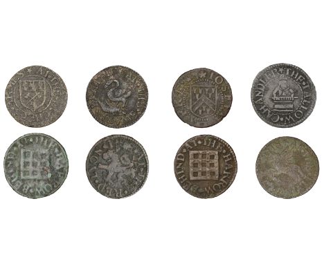 London (City), St Nicholas Shambles [Newgate Street], P.M.B. at the flying horse, Farthing, 0.97g/6h (N 7657; BW. 2701); A.E.