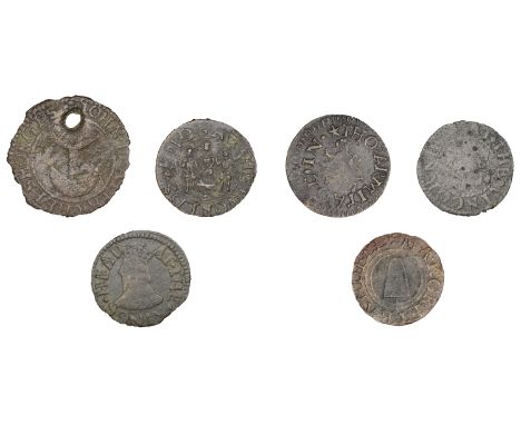 Middlesex (Metropolitan), St Martin’s Lane, Tho. Armitage, Farthing, 0.48g/6h (N 9451; BW. 2664); St Mary Spital [Norton Folg