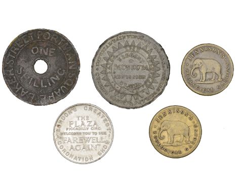 Lancashire, Manchester, [John] Jennison’s Zoological Gardens, brass (2), both 25mm, 6.36g, 6.33g (Lyall, TCSB 11, p.430; W 13