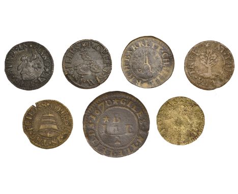 Middlesex (Metropolitan), St Giles in-the-Fields, Walt. Bigg, Farthing, 1.15g/6h (N 8133 obv., different rev.; BW. 2483), Joh