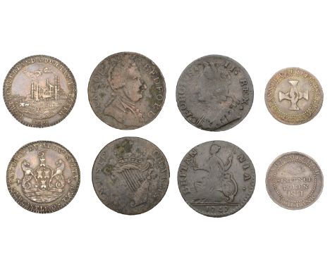 19th Century Tokens, NORTHUMBERLAND, Newcastle-upon-Tyne, Alexander Kelty, Shilling, 1812, 4.20g/6h (D 8); WILTSHIRE, Marlbor