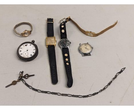 Mixed vintage wristwatches to include a Guardian 15 jewels, Timex, a ladies Josmar 17 jewels, ladies Jaquet-Droz, a silver ca