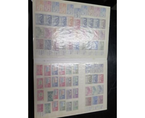 Commonwealth stamp collection in stock book, to include good UPU selection and fine used block four £1 Bahamas George VI 