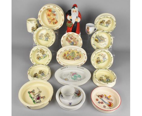 A Collection of Various Mid/Late 20th Century Childrens China to Comprise Baby Plates Etc 