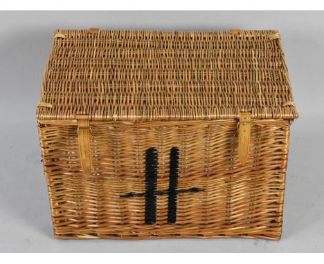 A Modern Wicker Harrods Hamper, 56cms Wide