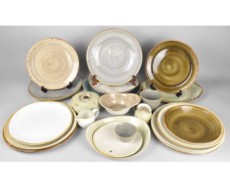 A Collection of Various Glazed Dinner Wares to Include Churchill Stonecast, Steelite etc Comprising Dinner Plates, Dishes, Ju