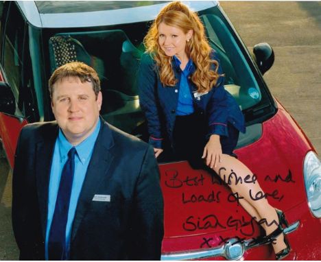 Sian Gibson Car Share Actress 10x8 inch Signed Photo. Good condition. All autographs come with a Certificate of Authenticity.