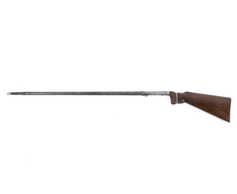 Circa 1860 Under Hamer walking stick shot gun Approx. 20 gauge with shoulder stock.  Over 18 years old with proof of ID      