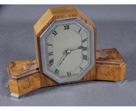 ART DECO STYLE MANTEL CLOCK by Elliotts of London