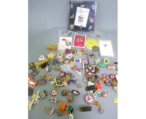ADVERTISING, MAGIC ROUNDABOUT, GIRL GUIDES and other badges and decorative pins