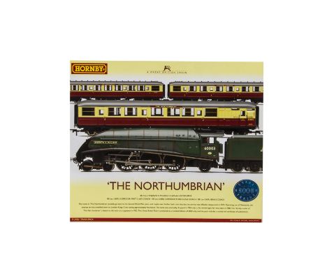 Hornby 00 Gauge R2435 ‘The Northumbrian’ Train Pack, comprising BR Class A4 ‘Andrew K McCosh’ and three ex LNER coaches in cr