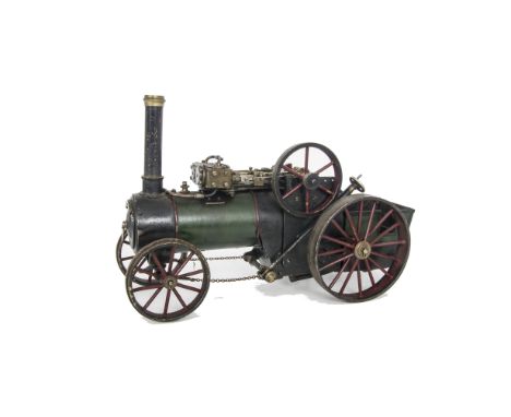 A Scratchbuilt approx. ¾” Scale Live Steam Spirit-fired Freelance Traction Engine, with engraved plaque to smokebox ‘Made by 