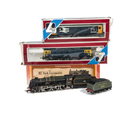 Lima Hornby and Mainline 00 Gauge Locomotives, Lima BR blue Class 73 ‘Broadlands’ and Class 33 33105, Hornby R103 SR olive gr