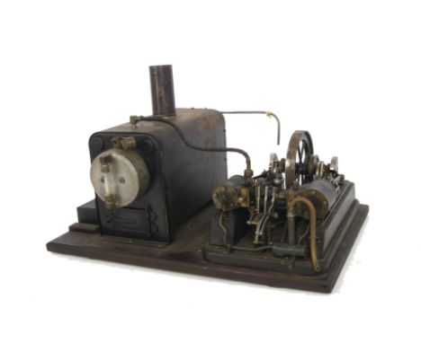 A Scratchbuilt Live Steam Spirit-fired Two-Cylinder Compound Horizontal Mill Engine, designed and built by H S Bond circa 193