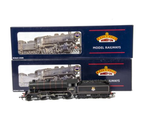 Bachmann 00 Gauge Ivatt Class 4 4-6-0 and K3 2-6-0 Locomotives and Tenders, 32-577 Ivatt Class 4 43160 BR lined black (2) and
